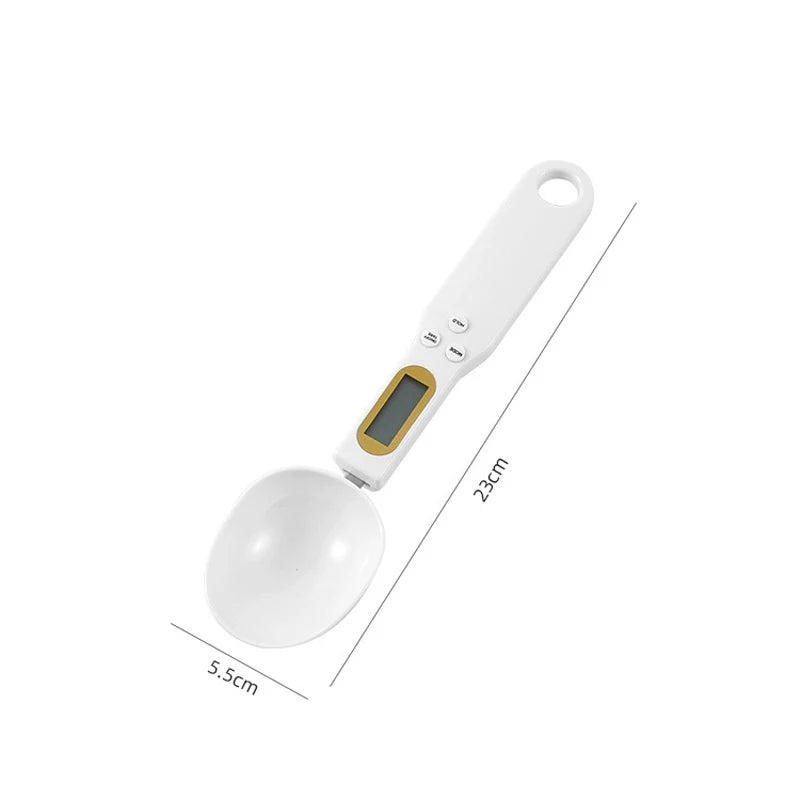 LCD Digital Measurement Adjustable Weighing Spoon Kitchen Scale Electronic Measuring Spoon Coffee Powder Scale Baking Scale