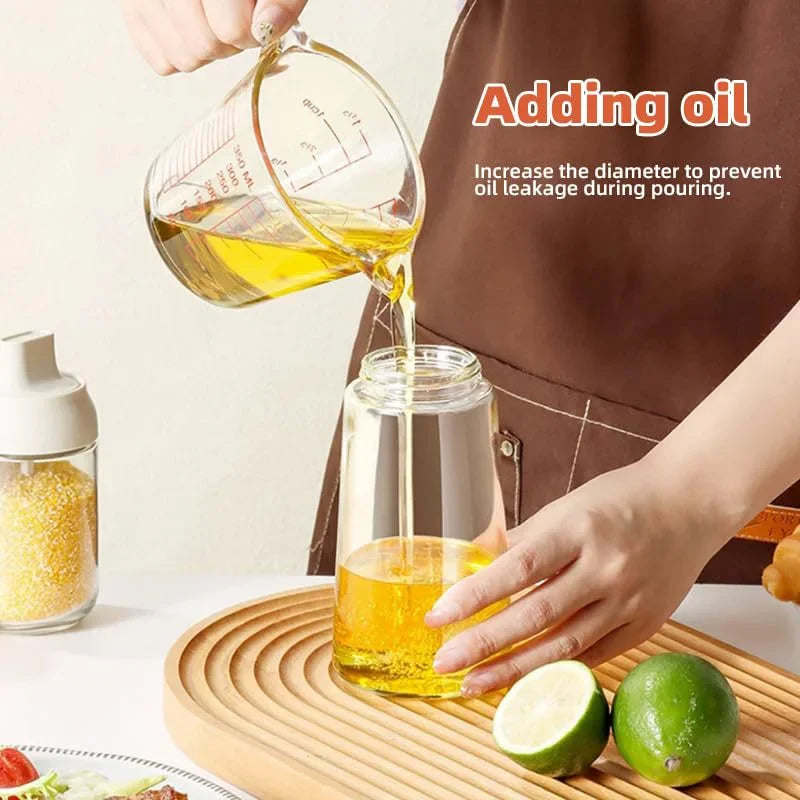 2IN1 Kitchen Oils Spray Spray Oil Sprayer Oil Cruet Bottle Camping Oil Dispensers Olive Oil Sprayer Mister for Air Fryer Salad