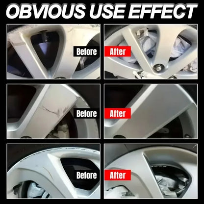All-Vehicle Chrome Revitalizer: Oxidation Remover with Sponge - Brings Back Shine
