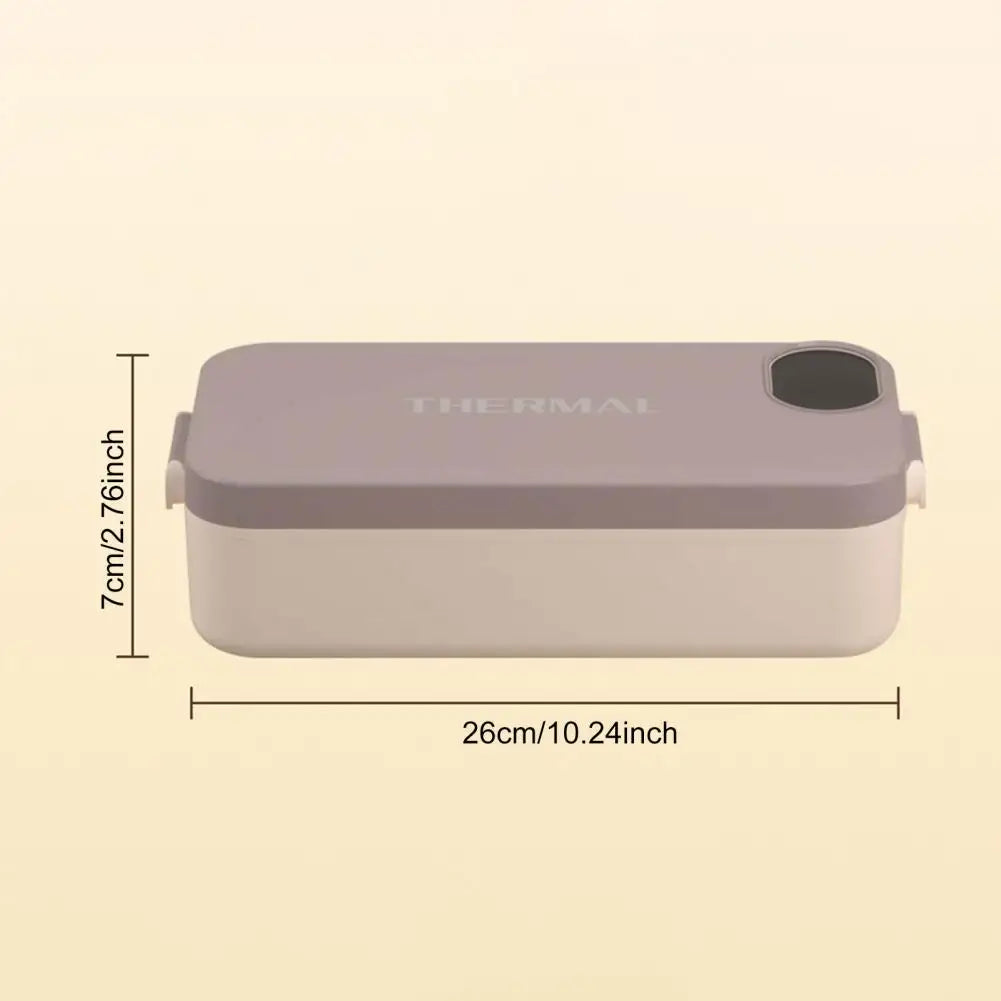 Heated Lunch Box 900Ml Capacity 2-In-1 Stainless Steel Electric Food Warmer Warming Box Portable Meal Container for Car Travel